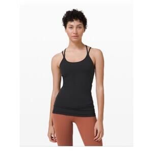 lululemon Free to Be Tank Top Nulu Black Size 10